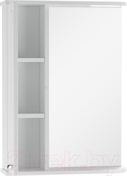 Изображение товара Шкаф с зеркалом для ванной Айсберг Классик 50 (левый)