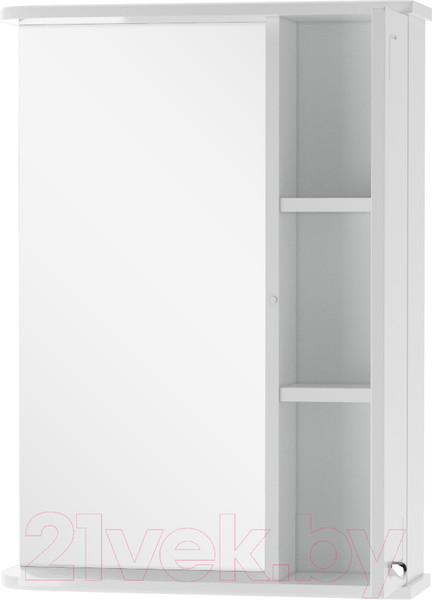Изображение товара Шкаф с зеркалом для ванной Айсберг Классик 50 (правый)