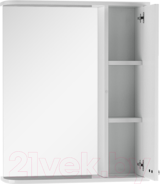 Изображение товара Шкаф с зеркалом для ванной Айсберг Классик 55 (правый)