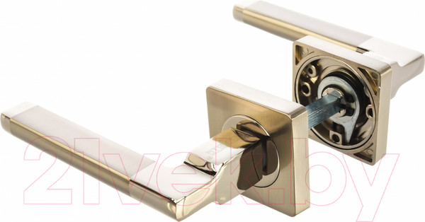 Изображение товара Ручка дверная Puerto Савоярди / INAL 514-02 SN/NP (никель матовый/никель блестящий)