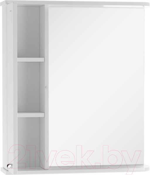 Изображение товара Шкаф с зеркалом для ванной Айсберг Классик 60 (левый)
