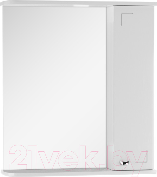 Изображение товара Шкаф с зеркалом для ванной Айсберг Классик 60 (правый)