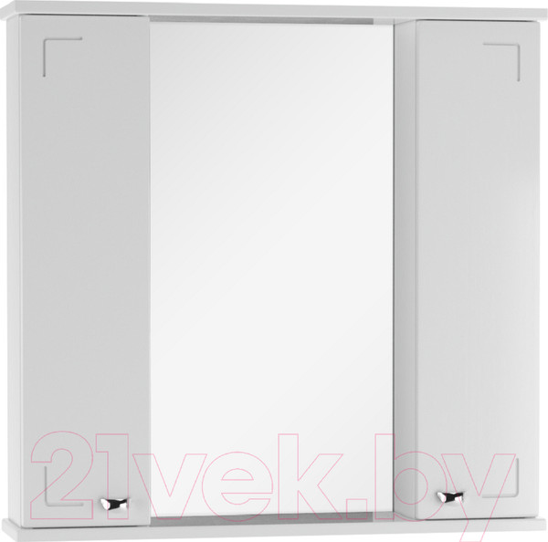 Изображение товара Шкаф с зеркалом для ванной Айсберг Классик 70