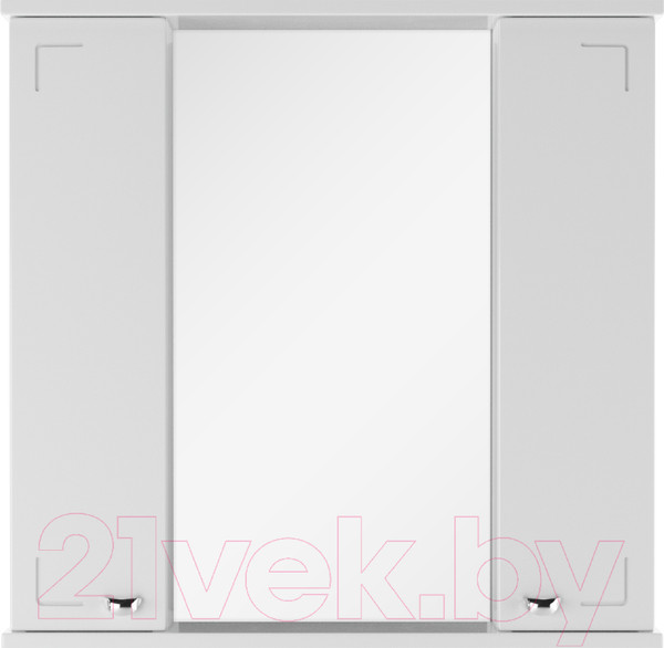 Изображение товара Шкаф с зеркалом для ванной Айсберг Классик 70