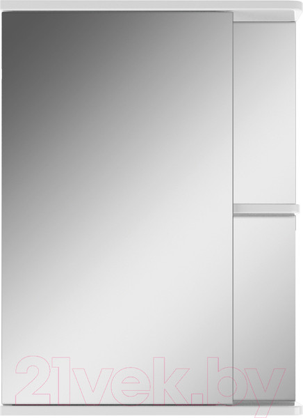 Изображение товара Шкаф с зеркалом для ванной Айсберг Норма 1-50 (левый)