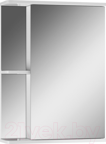 Изображение товара Шкаф с зеркалом для ванной Айсберг Норма 1-50 (правый)