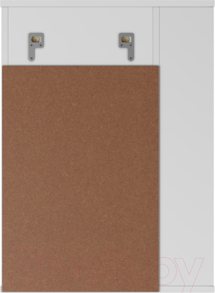 Изображение товара Шкаф с зеркалом для ванной Айсберг Норма 1-50 (правый)