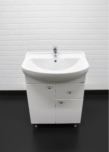 Изображение товара Тумба под умывальник Айсберг 50 Классик с верхним ящиком В1