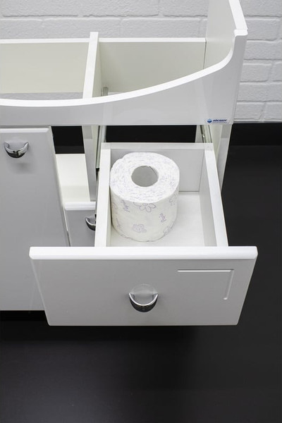 Изображение товара Тумба под умывальник Айсберг 50 Классик с верхним ящиком В1