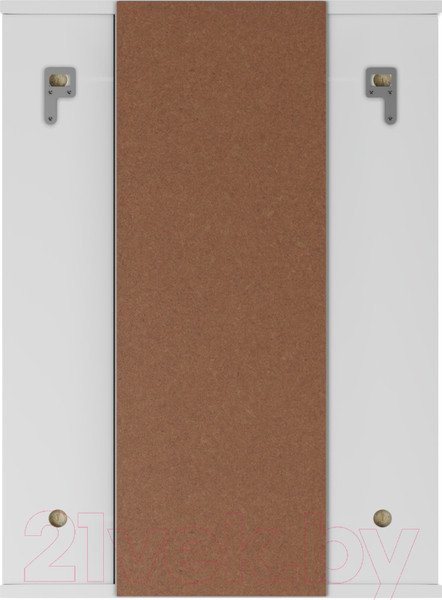 Изображение товара Шкаф с зеркалом для ванной Айсберг Норма 2-50 (левый)