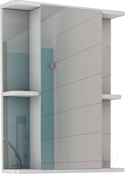 Изображение товара Шкаф с зеркалом для ванной Айсберг Норма 2-50 (левый)