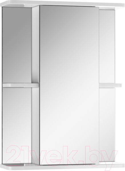 Изображение товара Шкаф с зеркалом для ванной Айсберг Норма 2-50 (правый)