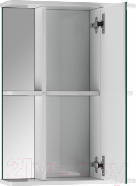 Изображение товара Шкаф с зеркалом для ванной Айсберг Норма 2-50 (правый)