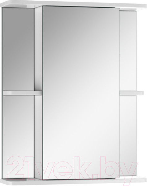 Изображение товара Шкаф с зеркалом для ванной Айсберг Норма 2-55 (левый)