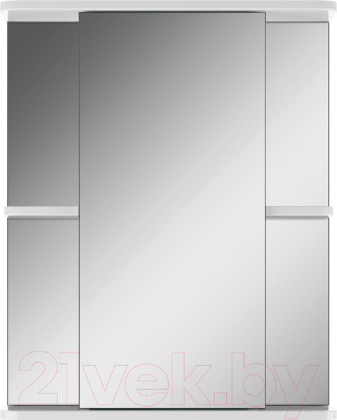Изображение товара Шкаф с зеркалом для ванной Айсберг Норма 2-55 (левый)