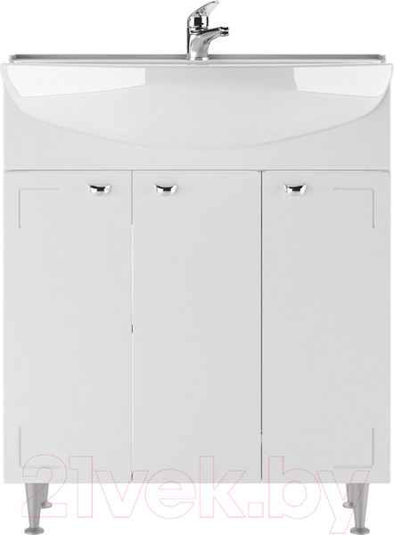 Изображение товара Тумба под умывальник Айсберг Амур 70 Классик без ящика