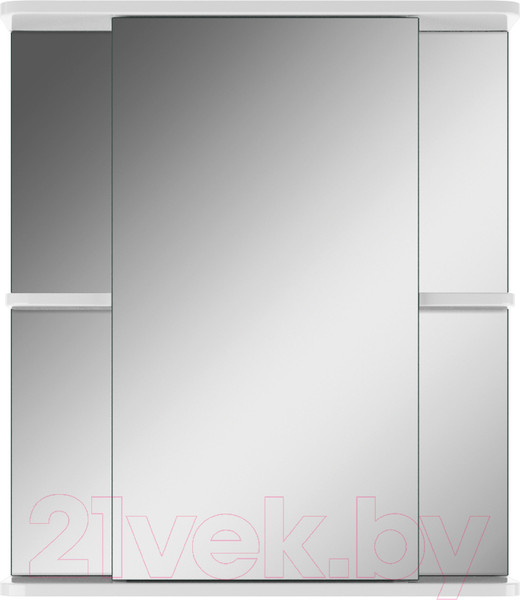 Изображение товара Шкаф с зеркалом для ванной Айсберг Норма 2-60 (левый)