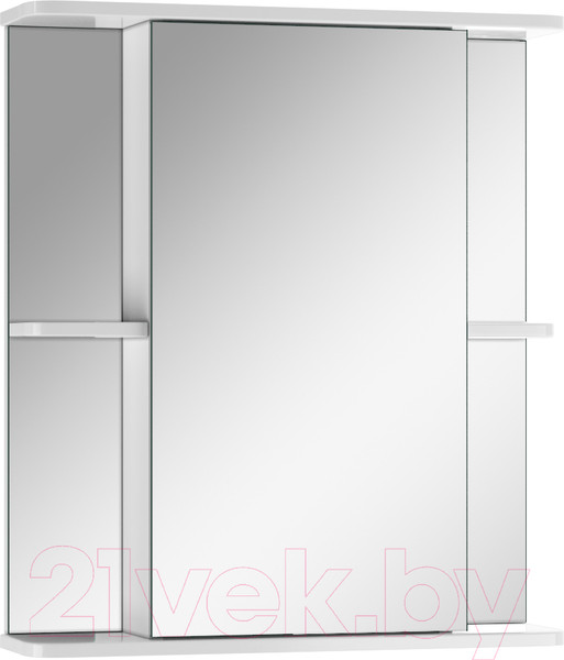 Изображение товара Шкаф с зеркалом для ванной Айсберг Норма 2-60 (левый)
