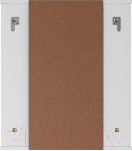 Изображение товара Шкаф с зеркалом для ванной Айсберг Норма 2-60 (левый)