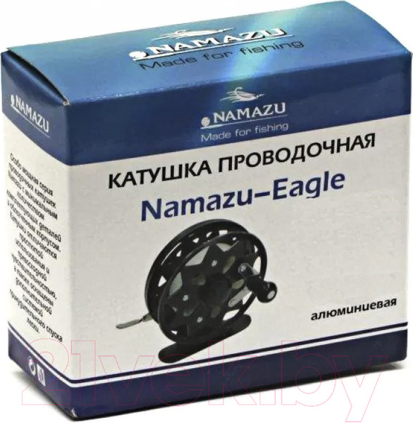 Изображение товара Катушка проводочная Namazu Eagle 2 подшипника (5.5см, алюминь)