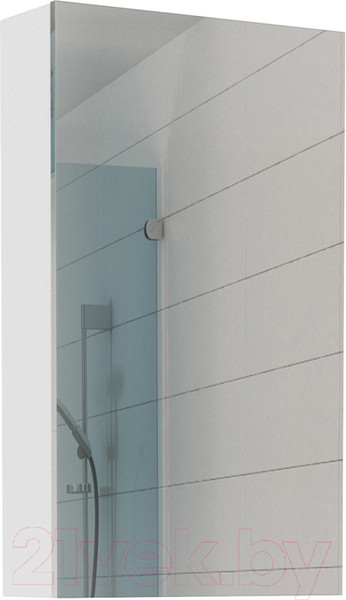 Изображение товара Шкаф с зеркалом для ванной Айсберг Норма 40 1 дверь