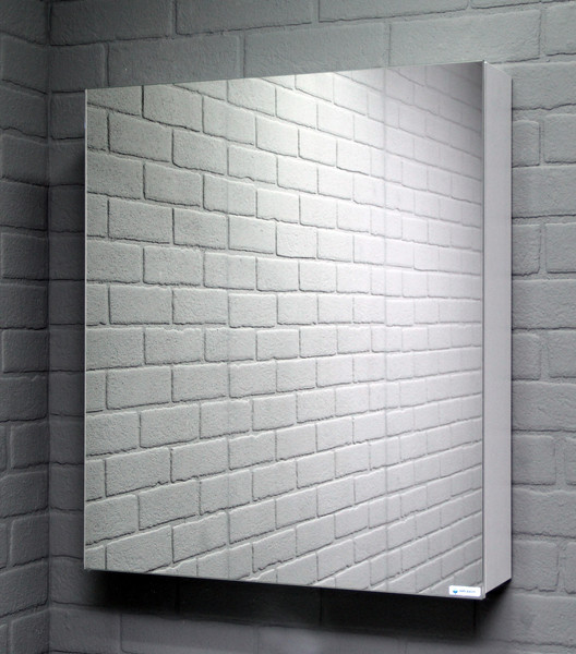 Изображение товара Шкаф с зеркалом для ванной Айсберг Норма 60 1 дверь