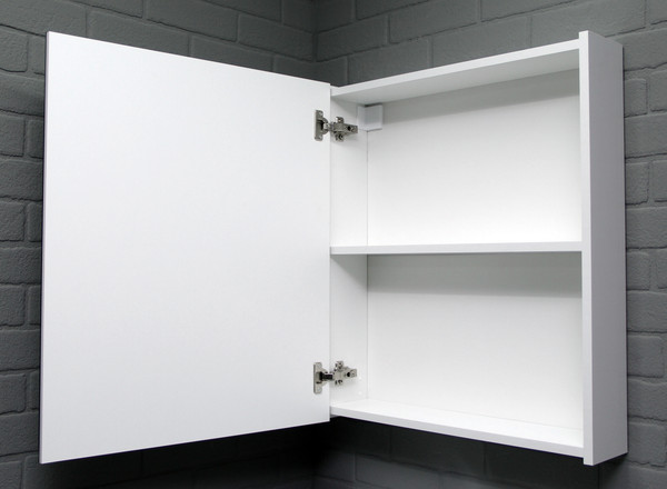 Изображение товара Шкаф с зеркалом для ванной Айсберг Норма 60 1 дверь