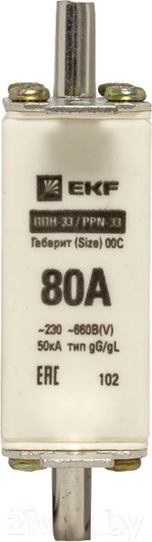 Изображение товара Предохранитель плавкий EKF PROxima Fus-33/100/80