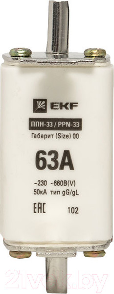 Изображение товара Предохранитель плавкий EKF PROxima Fus-33/160/63