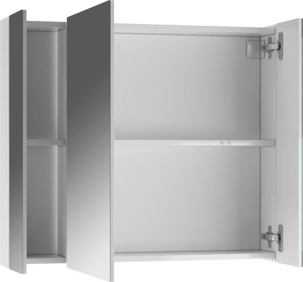 Изображение товара Шкаф с зеркалом для ванной Айсберг Норма 80 3 двери