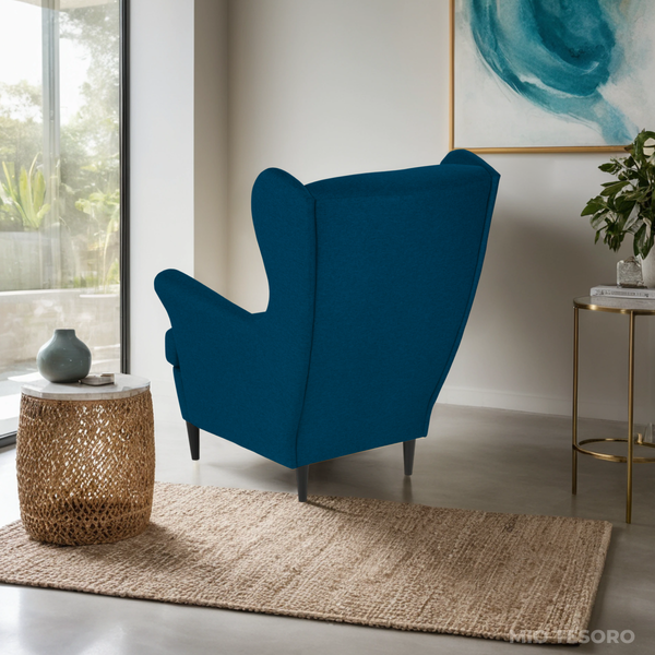 Изображение товара Кресло мягкое Mio Tesoro Тойво (синий)
