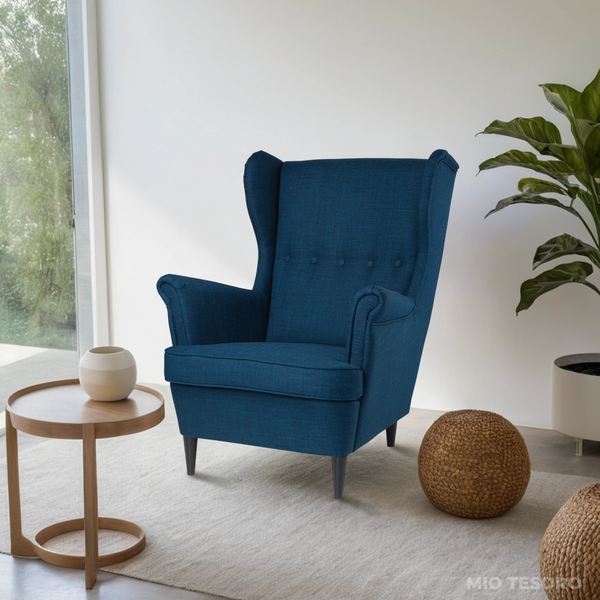 Изображение товара Кресло мягкое Mio Tesoro Тойво (синий)