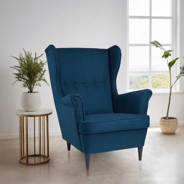 Изображение товара Кресло мягкое Mio Tesoro Тойво (синий)