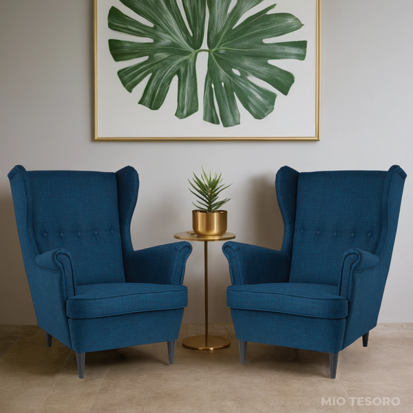 Изображение товара Кресло мягкое Mio Tesoro Тойво (синий)