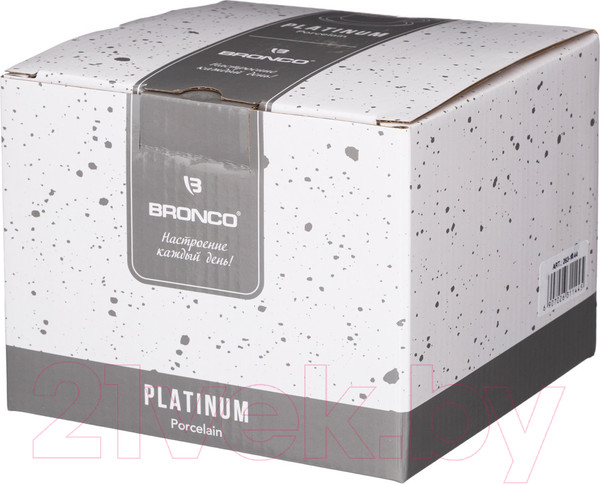 Изображение товара Чашка с блюдцем Bronco Platinum / 263-1044