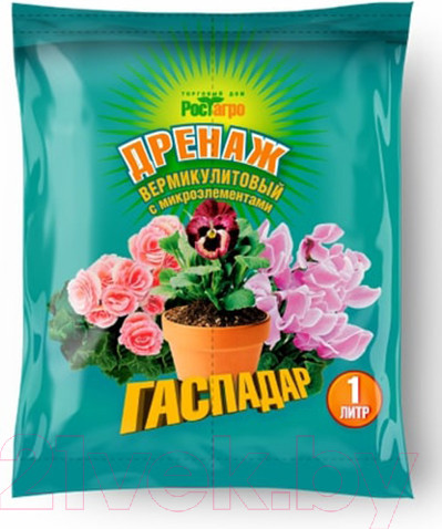Изображение товара Дренаж для растений Гаспадар Гаспадар вермикулитовый (1л)