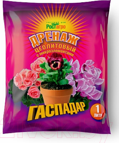 Изображение товара Дренаж для растений Гаспадар Гаспадар цеолитовый (1л)