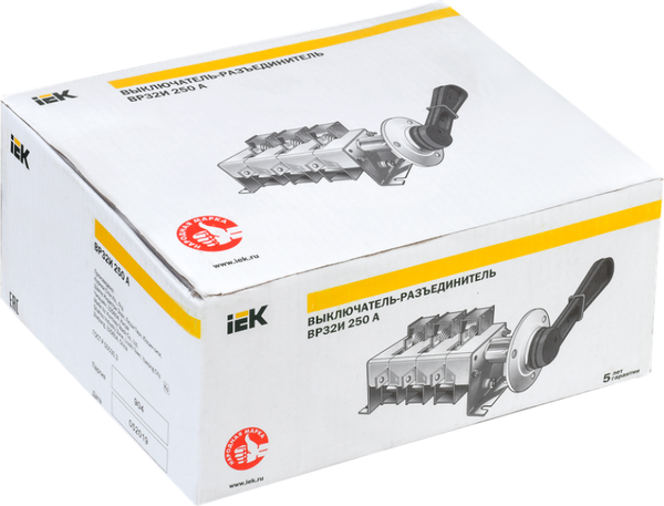 Изображение товара Выключатель-разъединитель IEK ВР32И-37 В31250 400А / SRK31-111-400