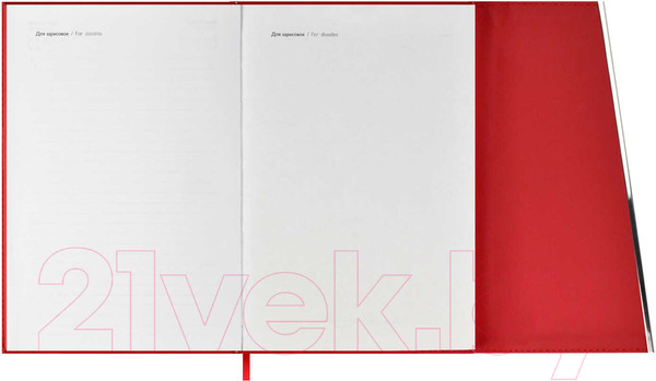 Изображение товара Ежедневник Escalada Аппрет / 57083 (красный)