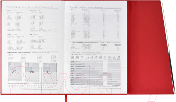 Изображение товара Ежедневник Escalada Аппрет / 57083 (красный)