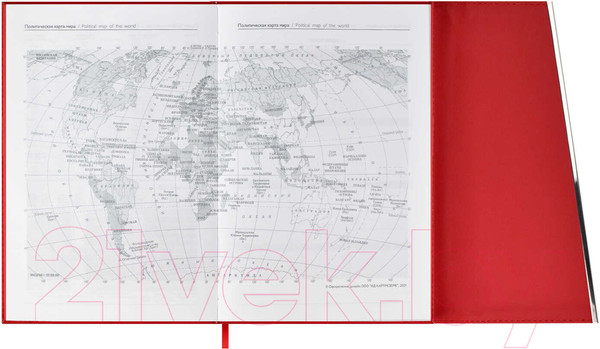 Изображение товара Ежедневник Escalada Аппрет / 57083 (красный)