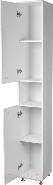 Изображение товара Шкаф-пенал для ванной Айсберг Классик 30 без ящика (левый)