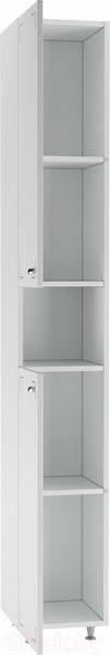 Изображение товара Шкаф-пенал для ванной Айсберг Классик 30 без ящика (левый)