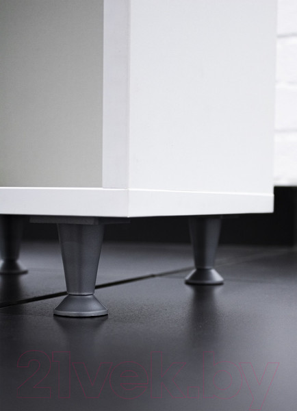 Изображение товара Шкаф-пенал для ванной Айсберг Классик 30 без ящика (левый)