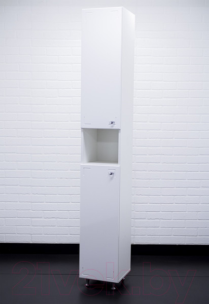 Изображение товара Шкаф-пенал для ванной Айсберг Классик 30 без ящика (левый)