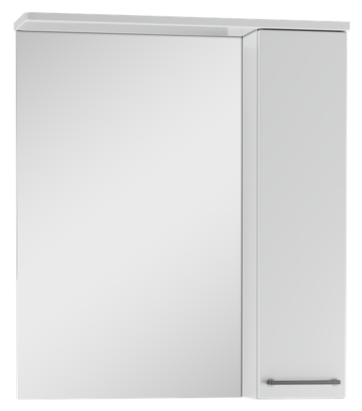 Изображение товара Шкаф с зеркалом для ванной Айсберг Контраст 60 (правый)