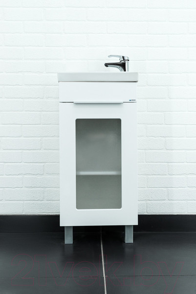 Изображение товара Тумба под умывальник Айсберг Миранда 40 Кристалл без ящика