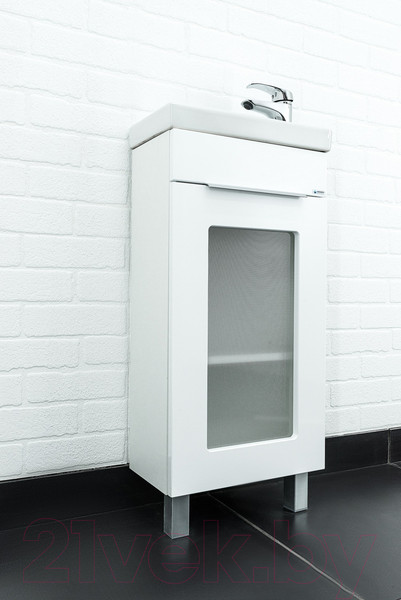 Изображение товара Тумба под умывальник Айсберг Миранда 40 Кристалл без ящика