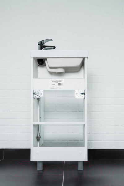 Изображение товара Тумба под умывальник Айсберг Миранда 40 Кристалл без ящика