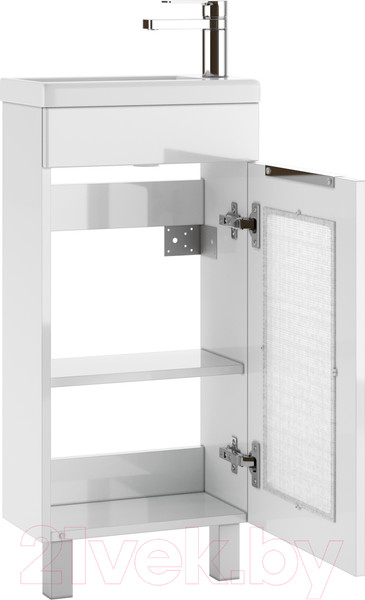 Изображение товара Тумба под умывальник Айсберг Миранда 40 Кристалл без ящика